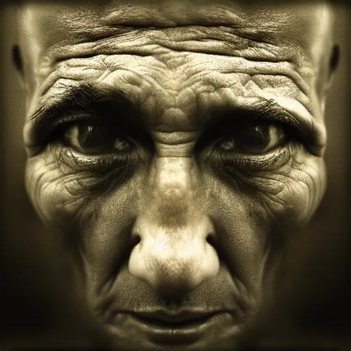 Image similar to portrait of a martian by lee jeffries