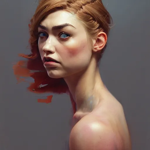 Prompt: side portrait of imogen poots, deathknight, organic painting, matte painting, bold shapes, hard edges, aesthetic octane render, trending on artstation, by greg manchess, huang guangjian, gil elvgren, sachin teng, greg rutkowski, jesper ejsing, rhads, ilya kuvshinov, cushart krenz