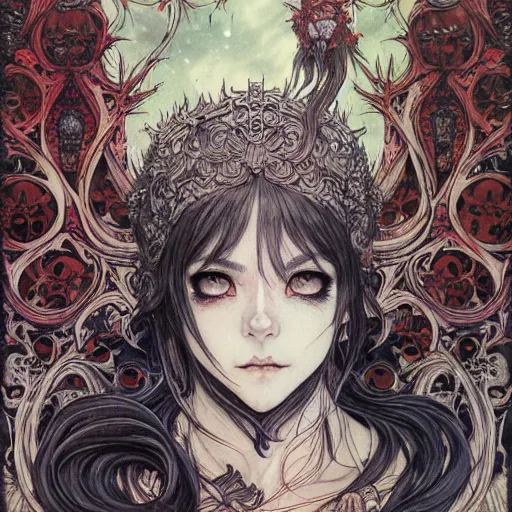 Prompt: prompt: Portrait painted in world of Warcraft style drawn by Vania Zouravliov and Takato Yamamoto, inspired by Fables, intricate acrylic gouache painting, high detail, sharp high detail, manga and anime 2000