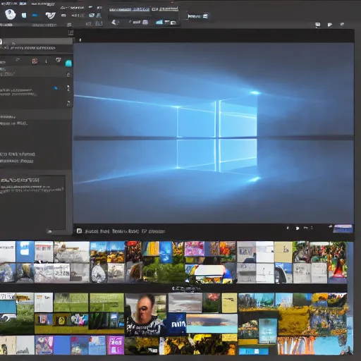 Prompt: desktop screenshot for the new windows 2 0 3 5