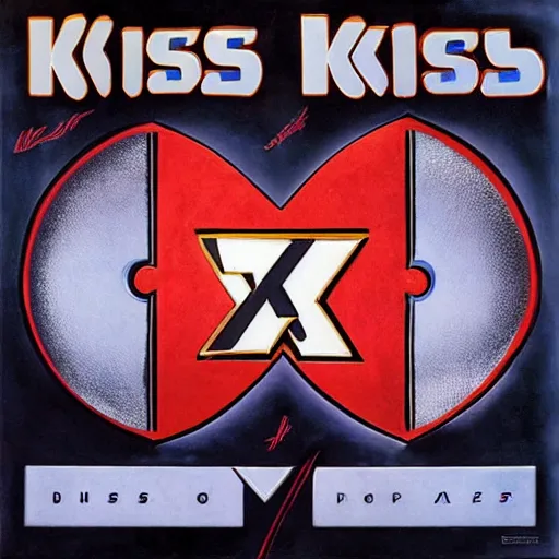 Prompt: kiss album cover