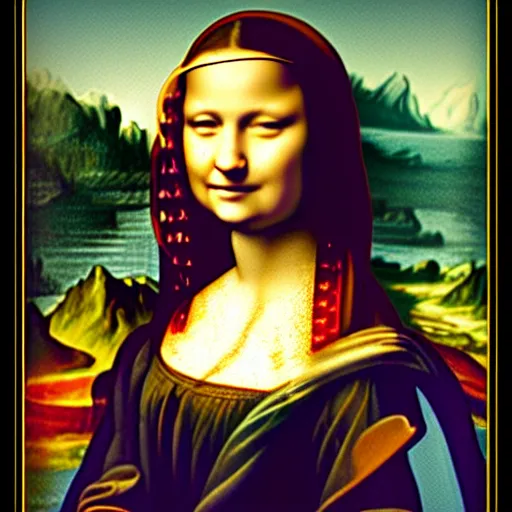 Image similar to kate upton as mona lisa