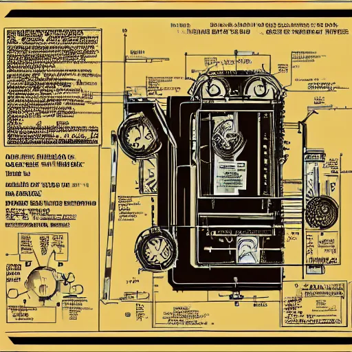 Prompt: actual schematics for a time machine