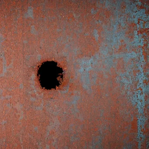 Image similar to rust tape crumbling at shining dust