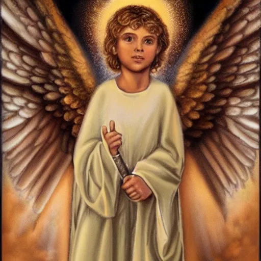 Prompt: biblically accurate angel in heaven