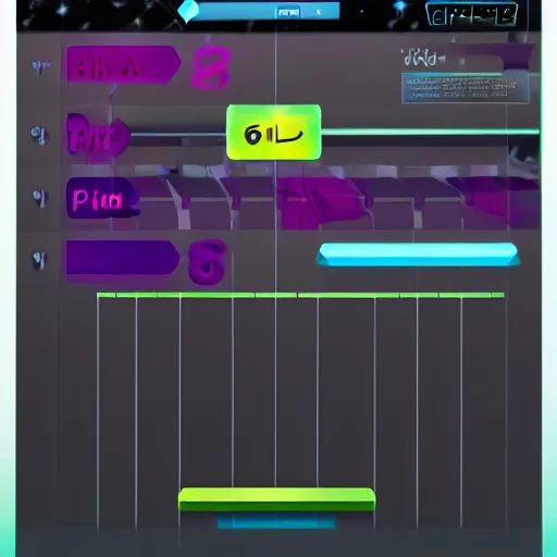 Image similar to vocaloid 6 ai, music program ui screenshot, piano roll