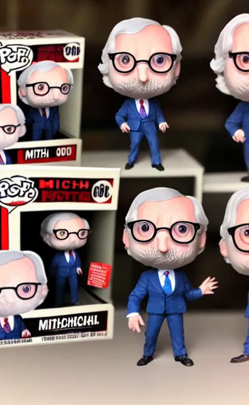 Image similar to mitch mcconnell funko pop