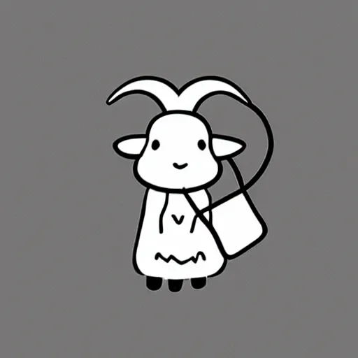 Image similar to cute phone wires sheep by luc cornec sticker