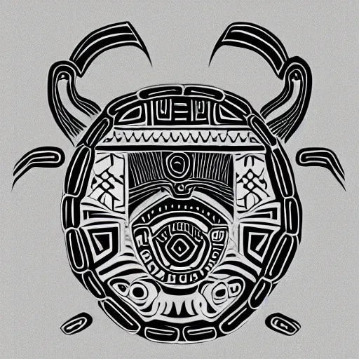 Image similar to turtle. pacific northwest coast, haida gwaii, formline, native art, tribal art, haida, clean, haida