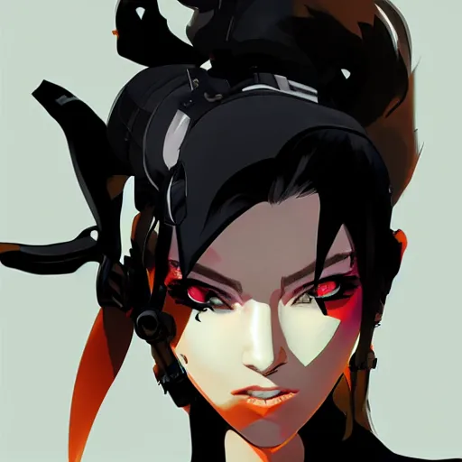 Prompt: highly detailed portrait of a punk young lady by Greg Tocchini and Yoji Shinkawa, 4k resolution