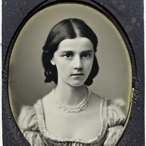 Image similar to a german young adult princess, circa 1 8 5 4