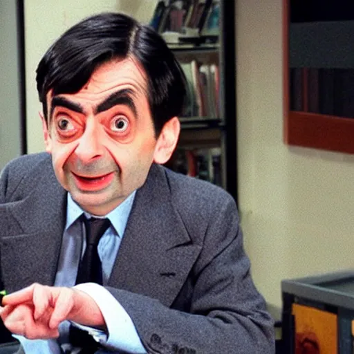 Image similar to Mr. Bean starring in Genshin Impact