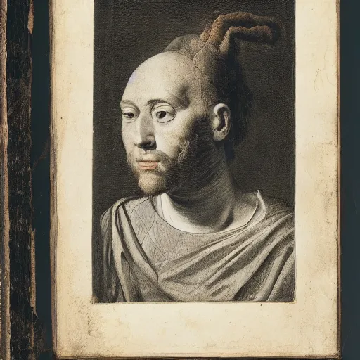 Image similar to portrait of a man with a sagittal crest