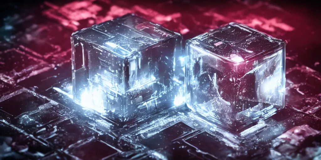 Image similar to hero angle of cyberpunk Ice Cube, highly detailed, sharp focus, cyberpunk style, cyborg, futuristic, 8k, 35mm, cinematic lighting