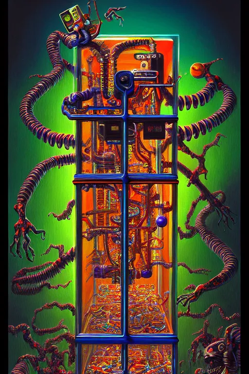 Prompt: a photorealistic painting of the transparent glass isometric nightmare zombie horror machine electronic chemistry by johfra bosschart, lisa frank, dark fantasy art, high detail, trending on artstation