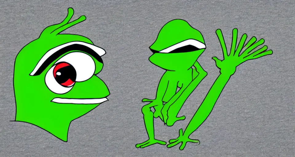 Image similar to mega pepe