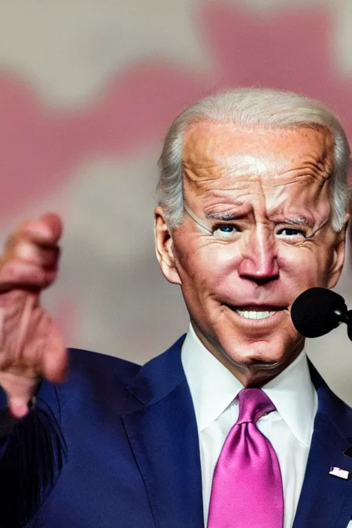 Prompt: joe biden as a bratz doll product photo by hasbro