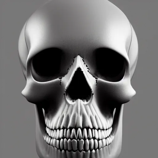 Prompt: deformed skull, 8k