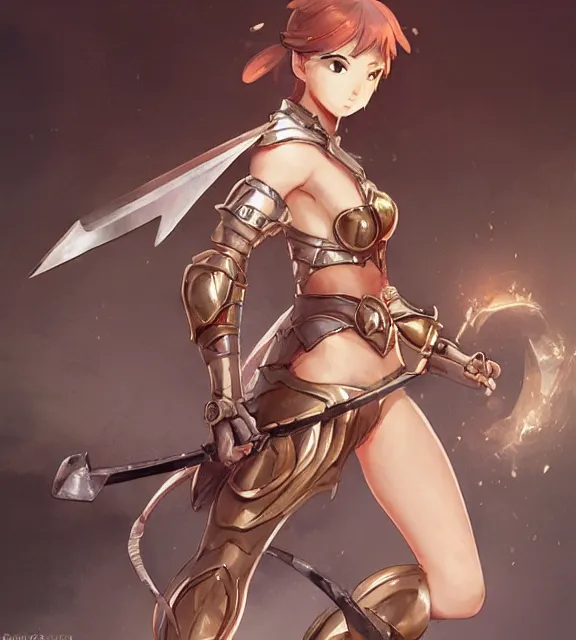 Image similar to a female cat warrior wearing armor holding one single sword, anthropomorphic. One ear is nicked. By Makoto Shinkai, Stanley Artgerm Lau, WLOP, Rossdraws, James Jean, Andrei Riabovitchev, Marc Simonetti, krenz cushart, Sakimichan, trending on ArtStation, digital art.