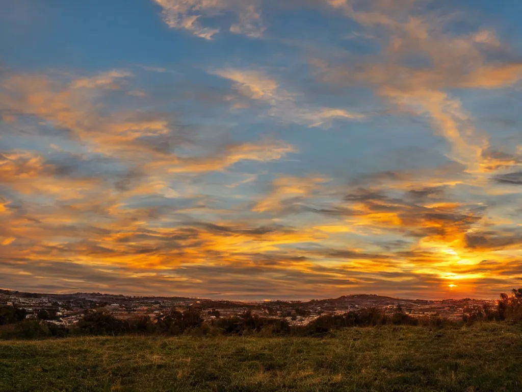 Image similar to warm happy sunset with less cloud