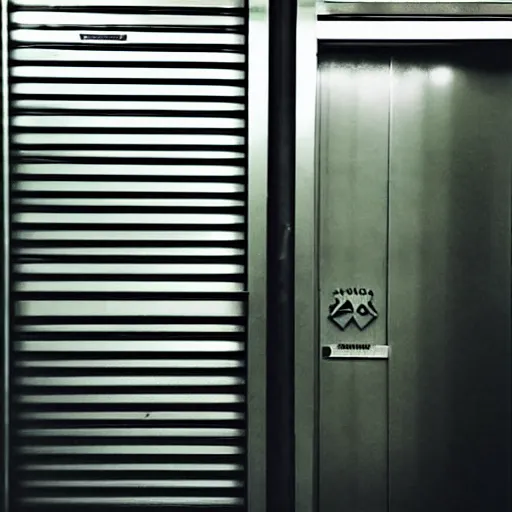 Prompt: “closed elevator doors”