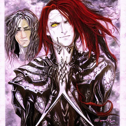 Image similar to Beautiful Sauron in the style of Ayami Kojima