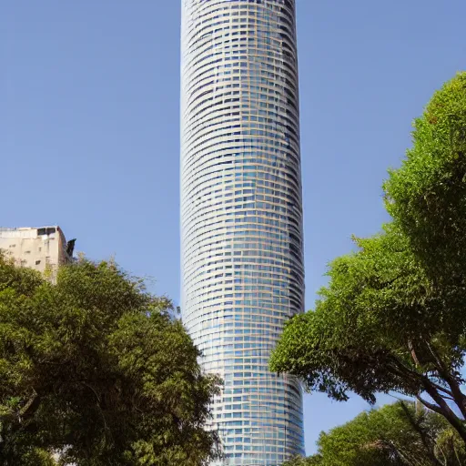 Image similar to postmodern tower in buenos aires
