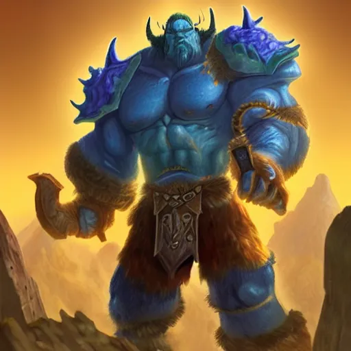 Image similar to mountain giant world of warcraft portrait