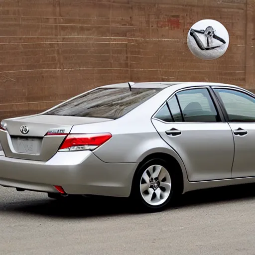 Prompt: toyota camry 2010 by banksy