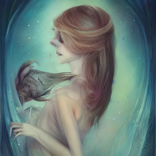 Prompt: tenderness by anna dittmann