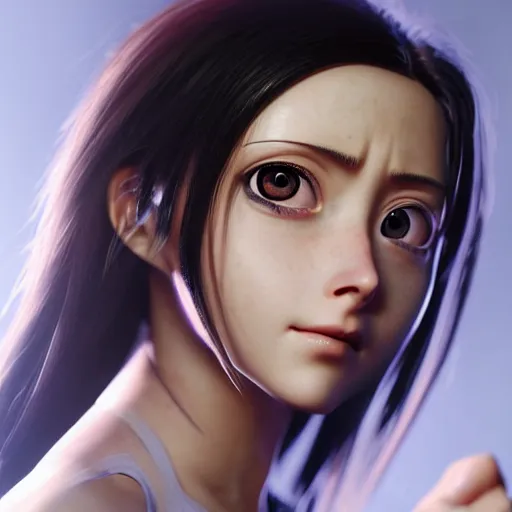 Prompt: alita, hyper realistic, artstation, highly detailed, 8 k resolution