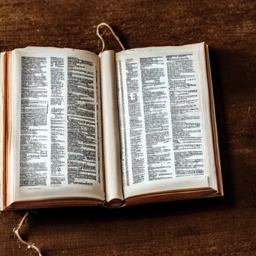 Prompt: photo of a latin dictionary used as target in a shooting gallery