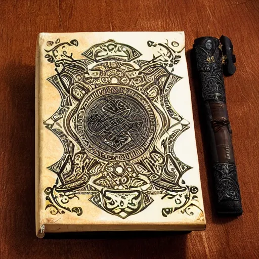 Image similar to exquisite magic book