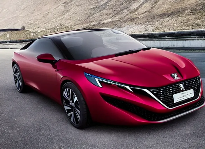 Image similar to a peugeot coupe from 2 0 1 8