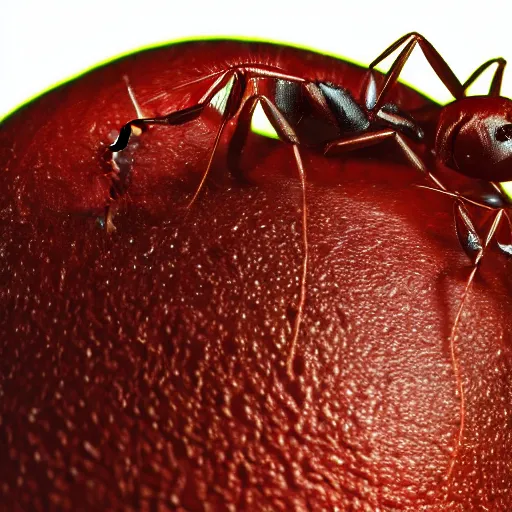 Prompt: red ants detailed texture 4K