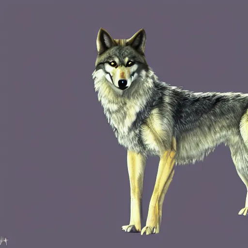 Image similar to a anthro wolf, furry artwork