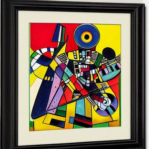 Image similar to warrior robots by Kandinsky