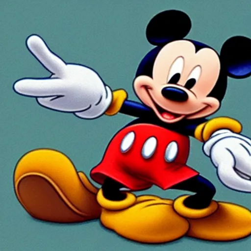 Image similar to photo of mickey mouse as a muslim prophet