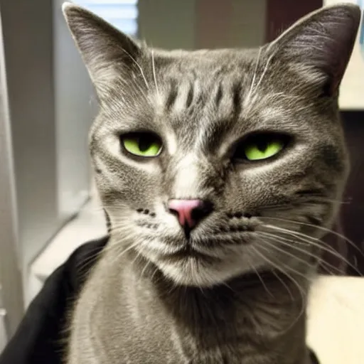 Prompt: cat who looks like Keanu reeves in scanner darkly