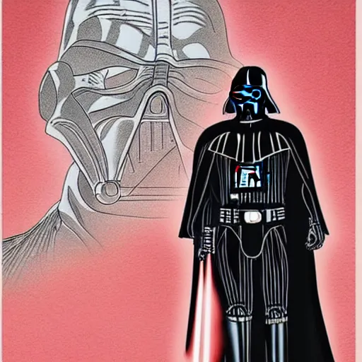 Prompt: Darth Vader portrait in the style of Junji Ito. Manga. Extremely detailed. Beautiful. 4K. Award winning.