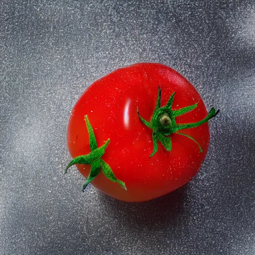 Image similar to photo of [ crystalized ] [ tomato ] taken with canon eos - 1 d x mark iii, bokeh, sunlight, studio 4 k
