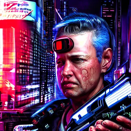 Prompt: jc denton president of usa, cyberpunk, cinematic, hyper realism, photorealistic, highly detailed 4 k,