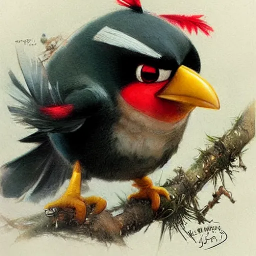 Image similar to ( ( ( ( ( bomb, angry bird. muted colors. ) ) ) ) ) by jean - baptiste monge!!!!!!!!!!!!!!!!!!!!!!!!!!!