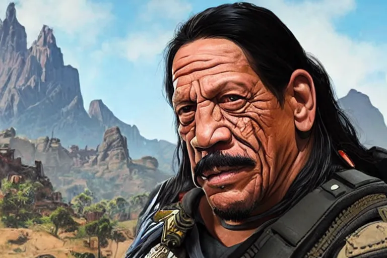 Prompt: danny trejo in apex legends