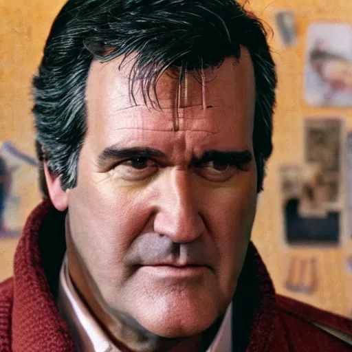 Prompt: Bruce Campbell in a Wes Anderson movie, HD, hyper realistic, high resolution, intricate, 4k