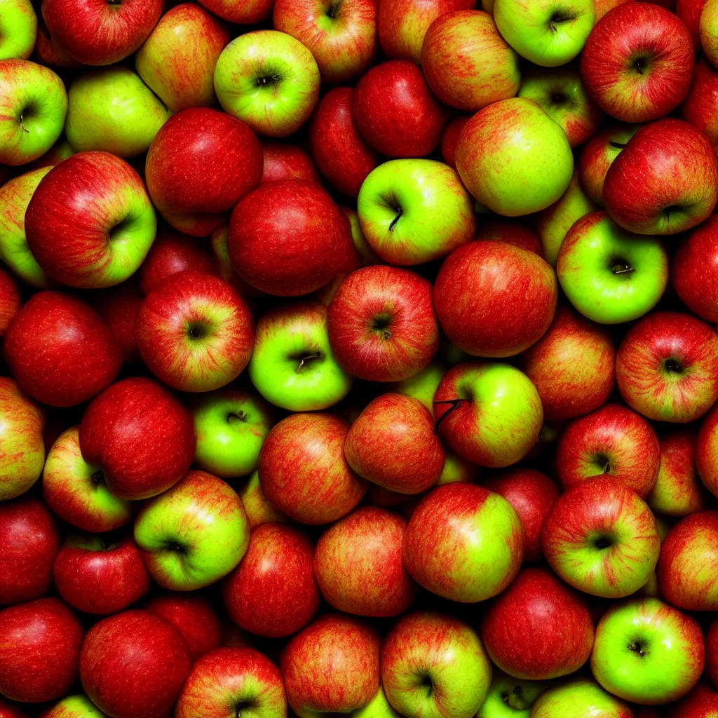 Prompt: seamless apples texture art, 4k