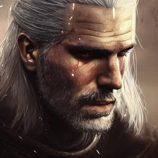 Witcher 3 BLOOD AND WINE All Paintings and Poses of Geralt - YouTube