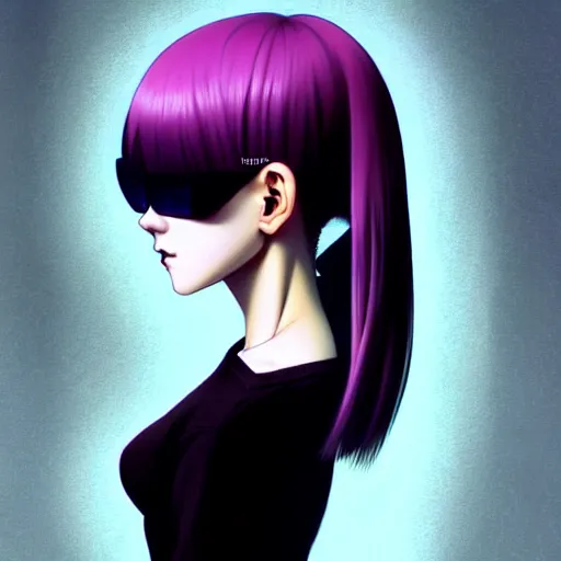 Image similar to a beautiful slim shy blonde goth girl ignores you, art by ilya kuvshinov and lois van baarle and ross tran and range murata and artgerm and andy warhol, norman rockwell, digital art, highly detailed, profile picture, intricate, sharp focus, mystical trending on artstation hq, deviantart, pinterest, unreal engine 5, 4 k uhd image