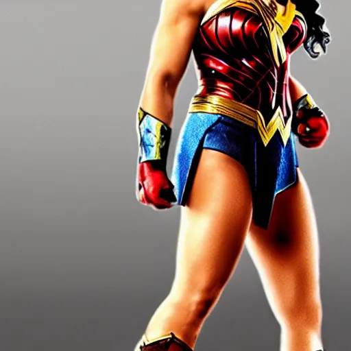 Prompt: ronda rousey as wonder woman