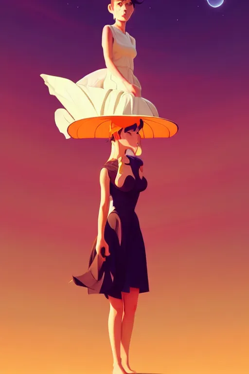 Image similar to smooth cow, desert colors, centered median photoshop filter cutout vector behance hd by artgerm, jesper ejsing, by rhads, makoto shinkai and lois van baarle, ilya kuvshinov, rossdraws, illustration, art by ilya kuvshinov and gustav klimt